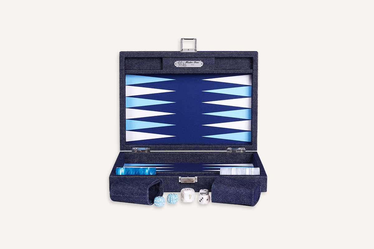 Backgammon Small Denim