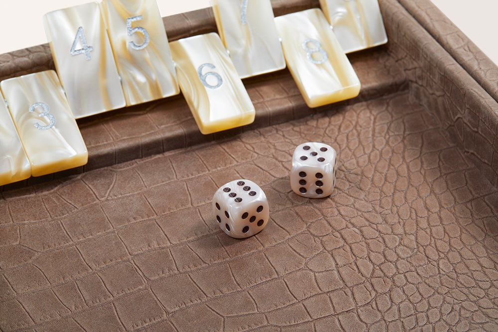 Shut the Box Alligator Print (Alternate)