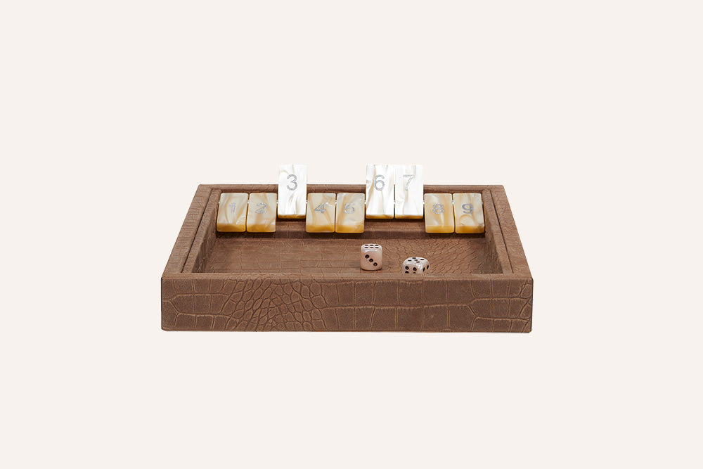 Shut the Box Alligator Print