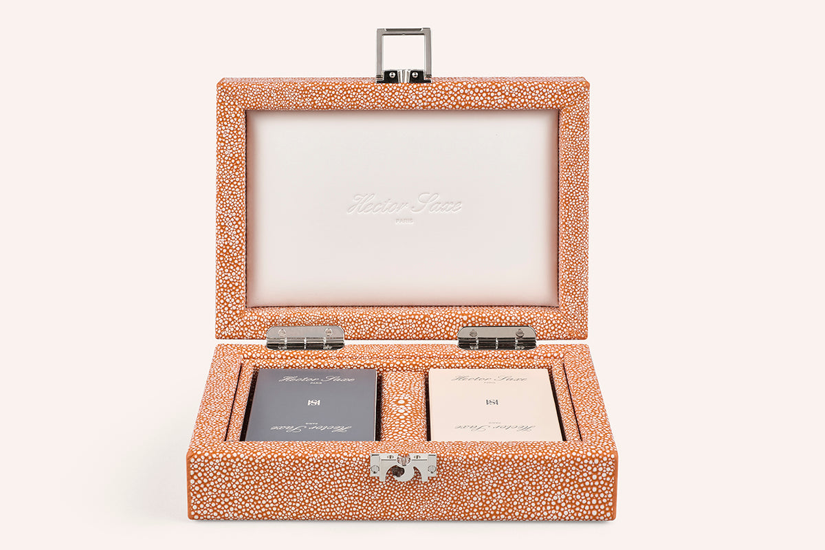 Coffret Cartes Impression Galuchat