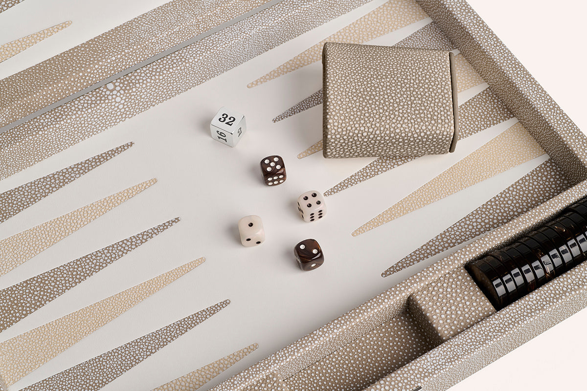 Medium Shagreen Backgammon Print (Alternate)