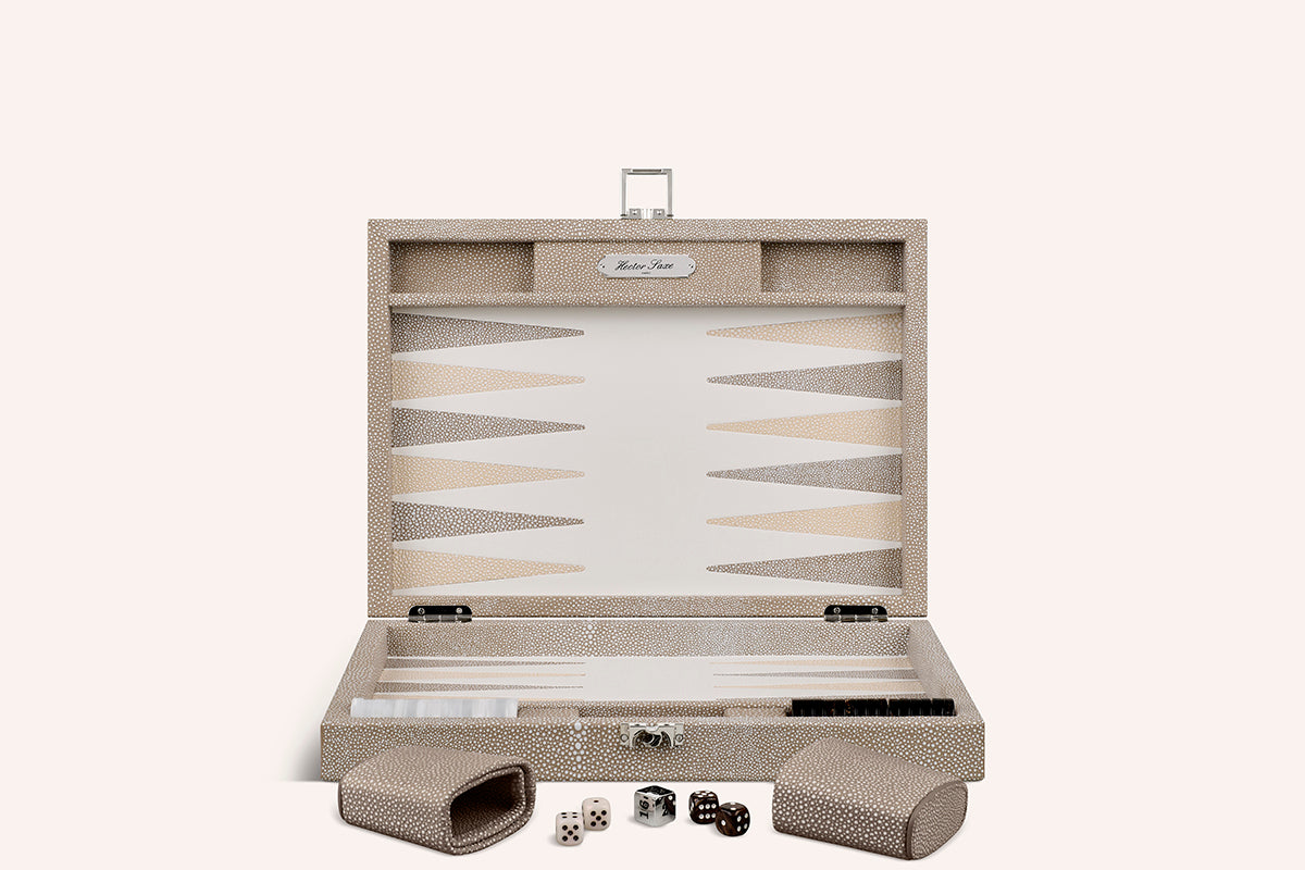 Medium Shagreen Backgammon Print