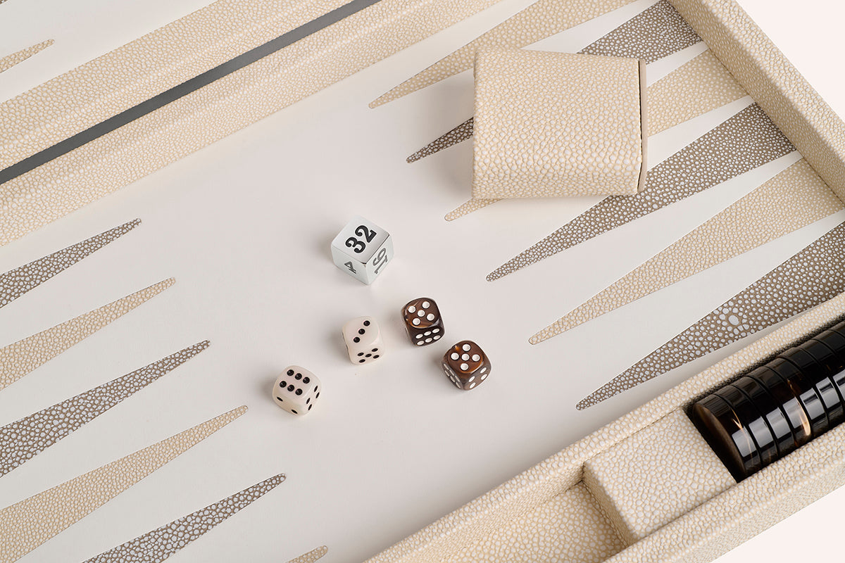 Backgammon Large Shagreen Print (Alternate)
