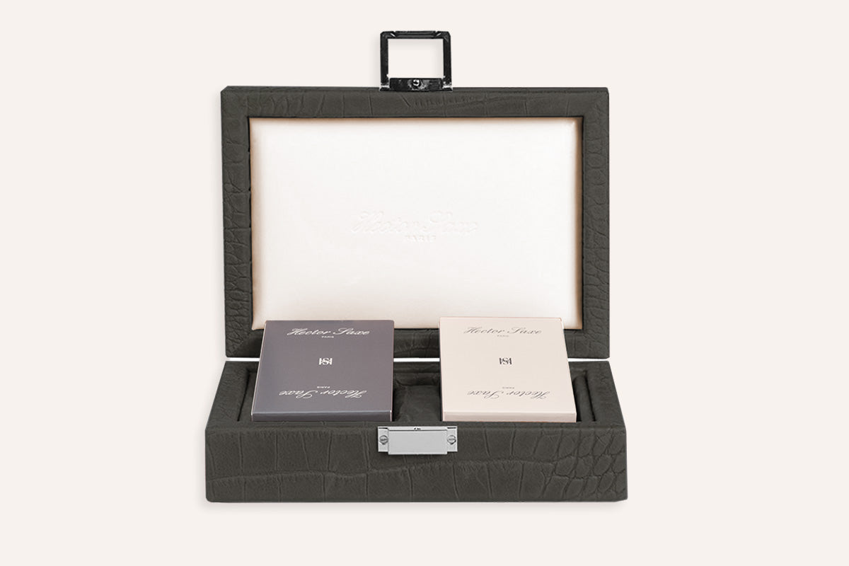Alligator Print Card Box