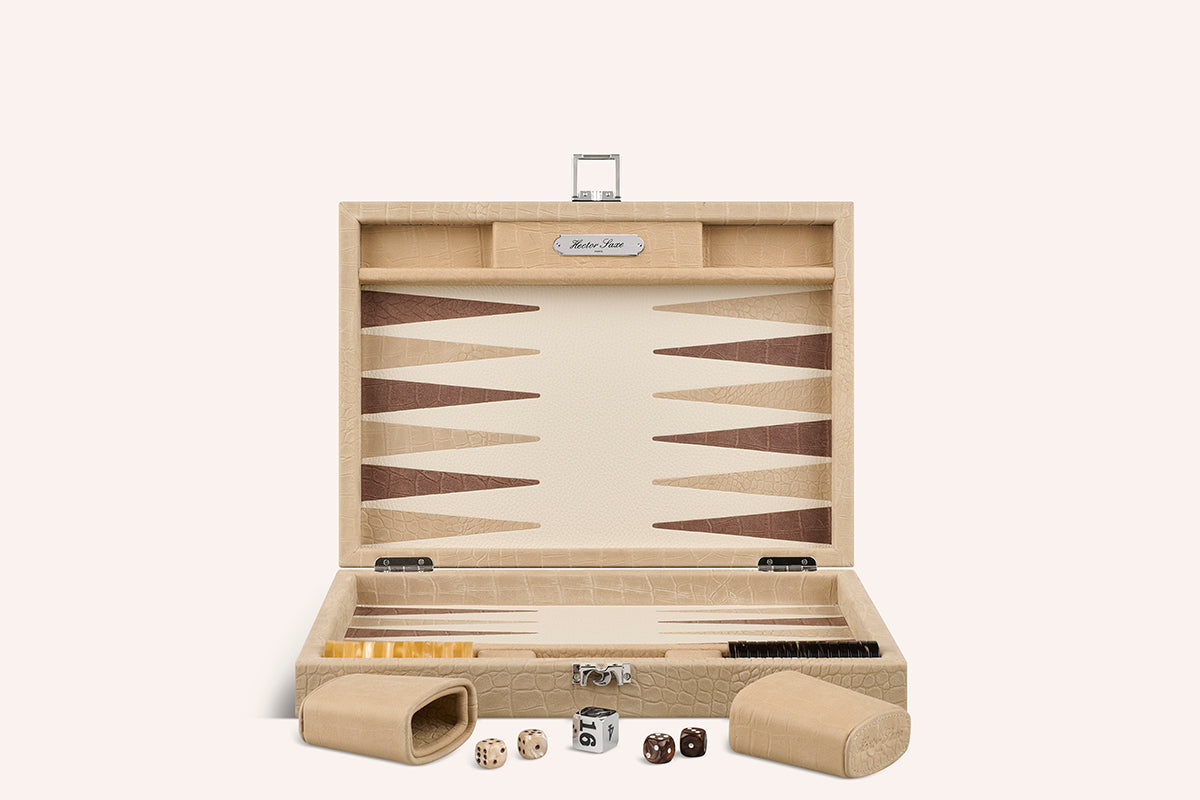 Backgammon Medium Alligator print