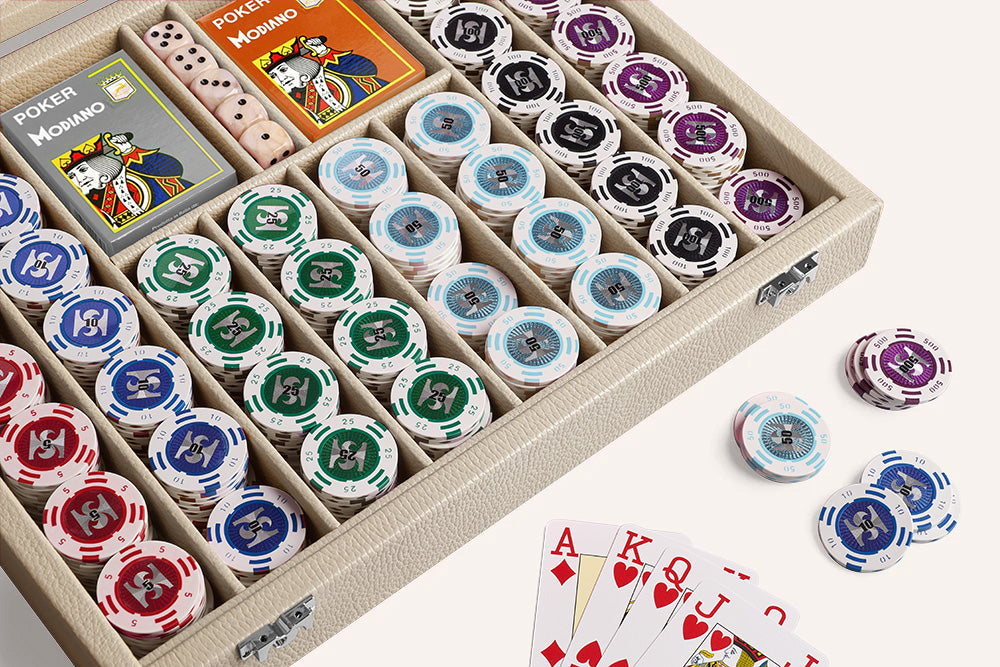 Poker Set with 440 Chips Grained (Alternate)