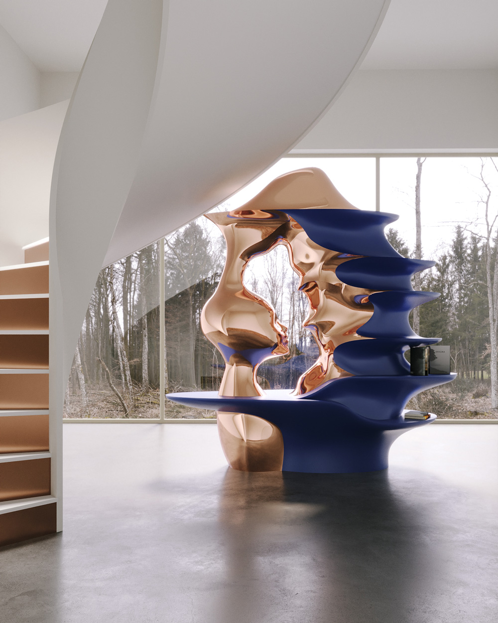 MUSA – The Bookcase that Becomes a Sculpture (Alternate)