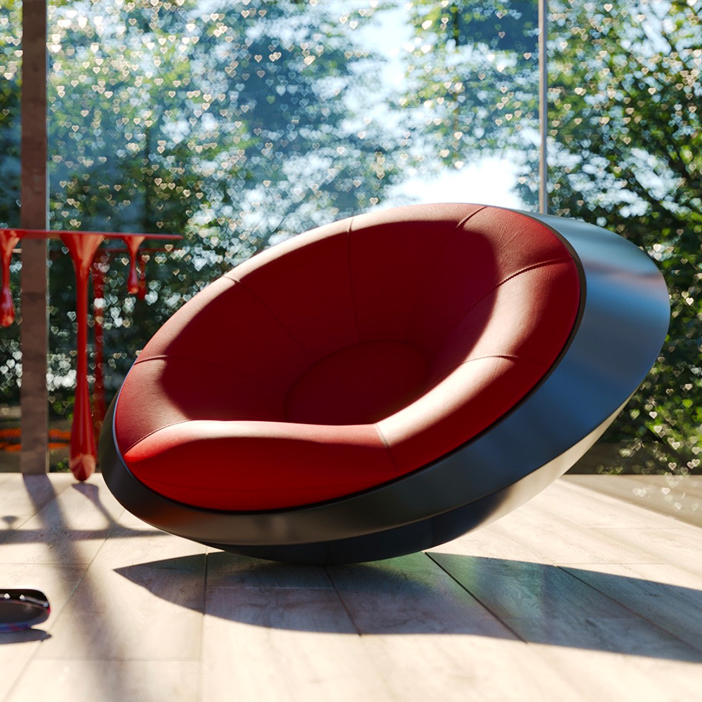 UFO COLORE – the rocking chair of a thousand colours (Alternate)
