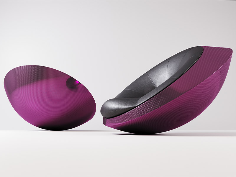UFO C – carbon meets designer armchair (Alternate)