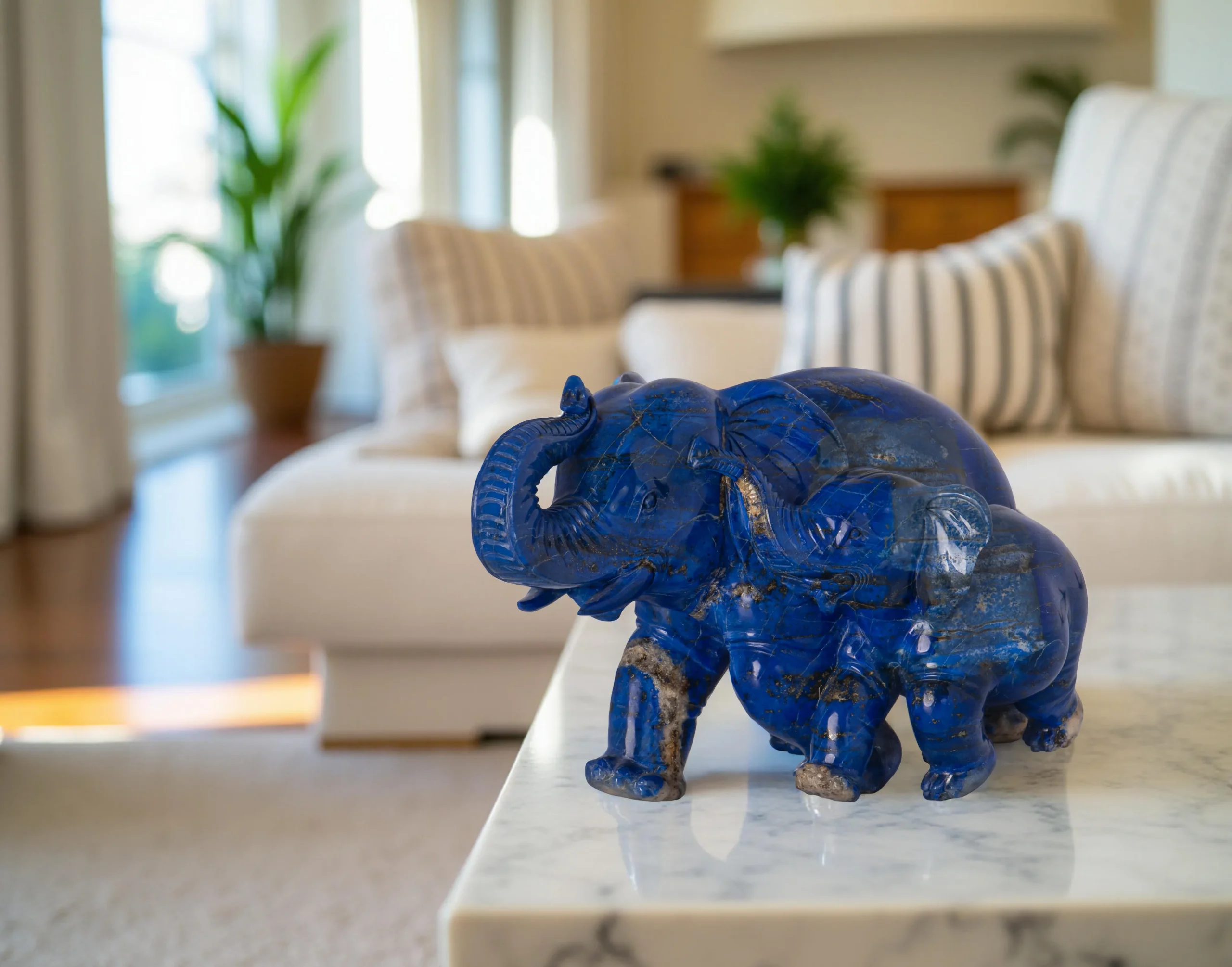 Elephants Sculpture