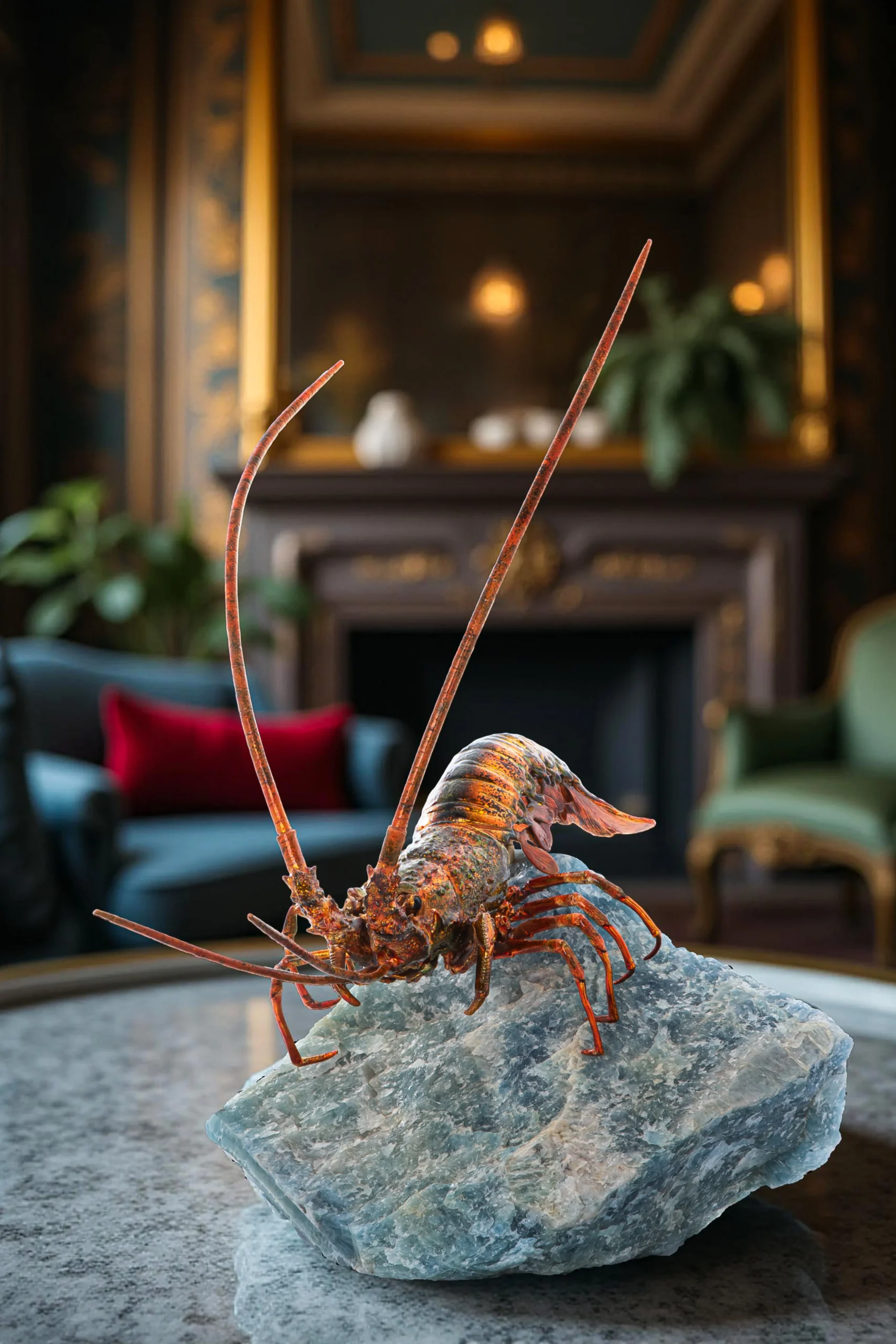 Radiant Silver Lobster