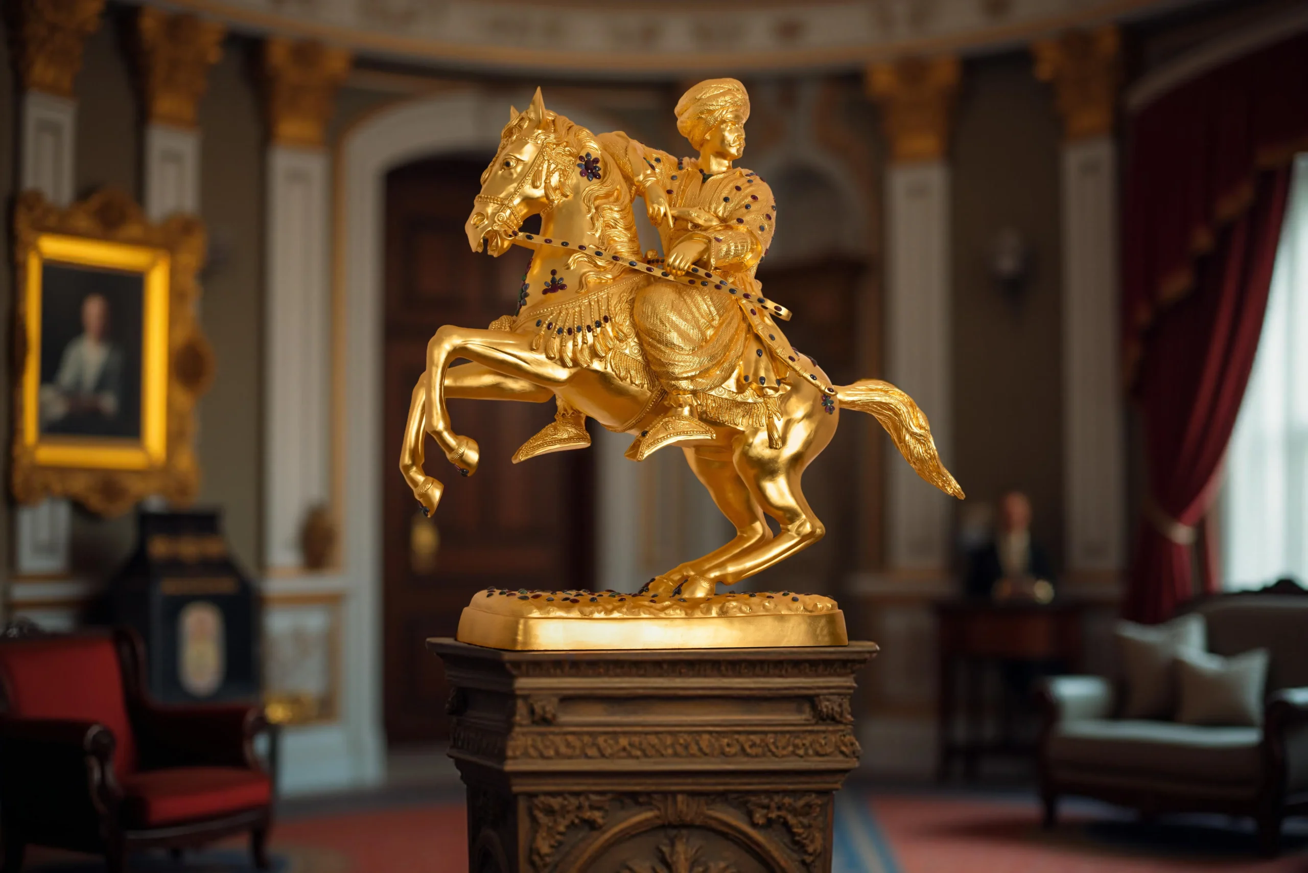 Regal Gold & Gem Steed