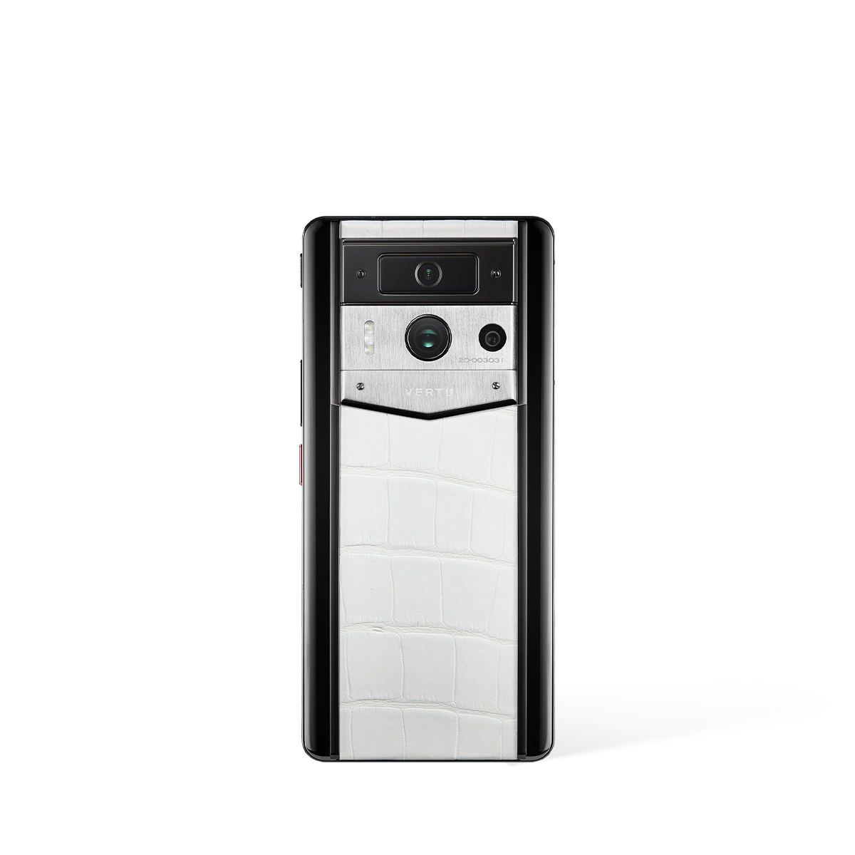 Metavertu Max Alligator Black Ceramic Frame Silver Plate (Alternate)