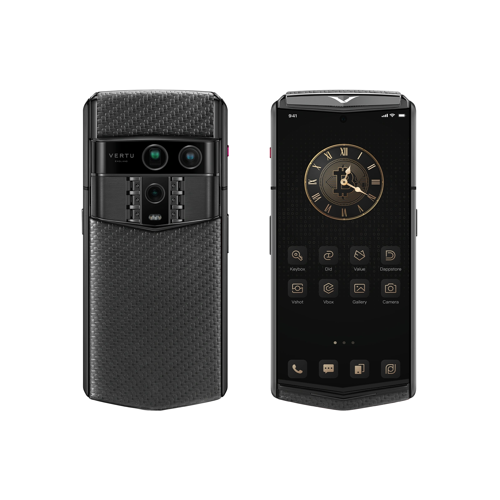 Agent Q Carbon-Pattern Calfskin