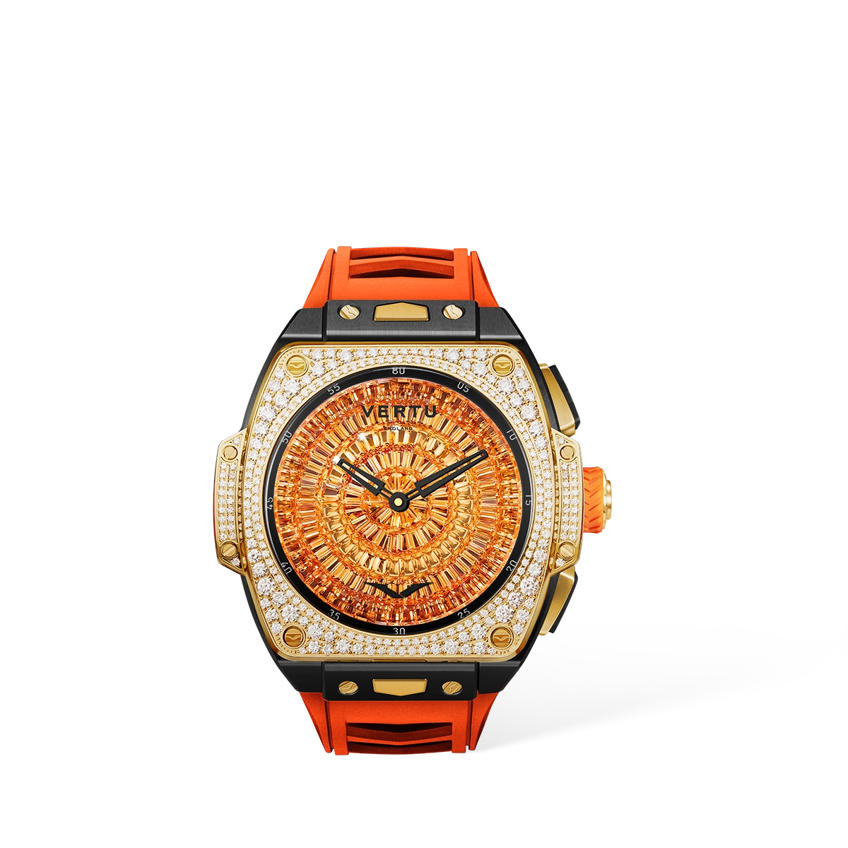 Vertu Grand Watch - Bespoke Gold – 18K Gold with Natural Diamonds