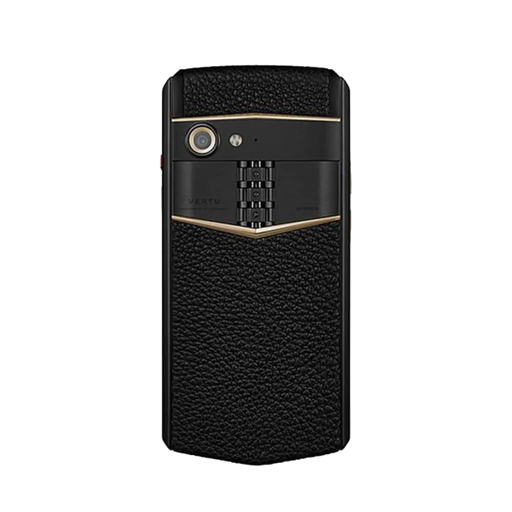 Aster P Gothic Gold Screw Calfskin Phone