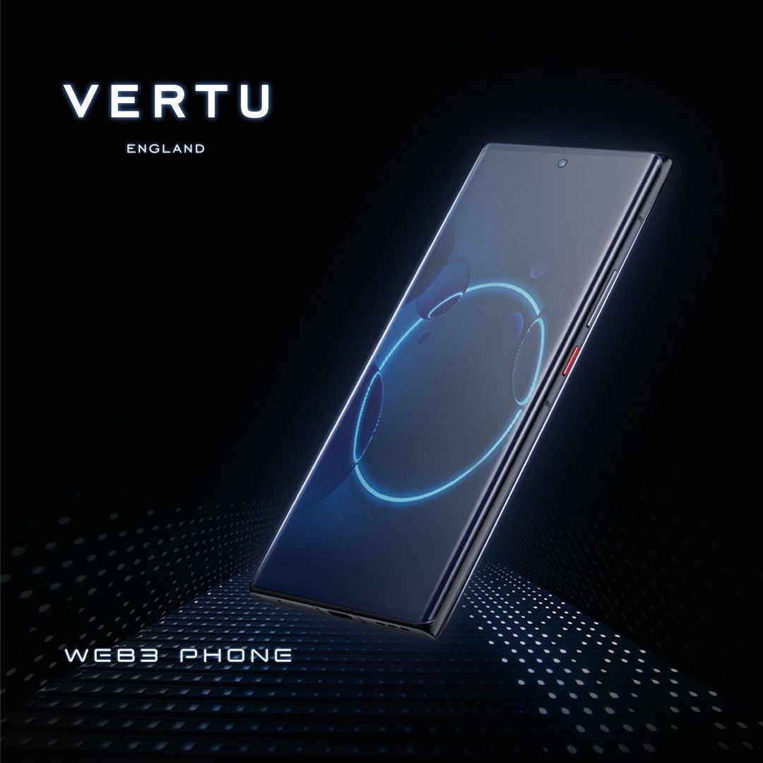 Metavertu 1 Curve Screen FramelessCalfskin 5G Web3 Phone - Black