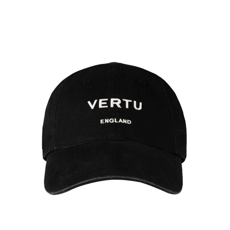 Folded-Linked V Adjustable Cotton Classic Baseball Cap – Black