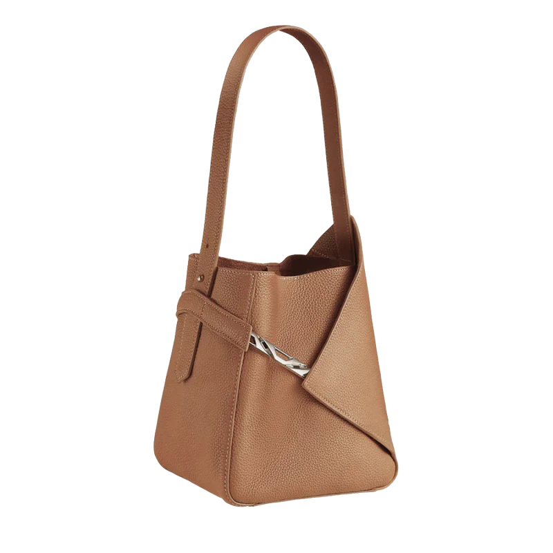 Folded V Catena Bucket Bag For Women – Multicolor